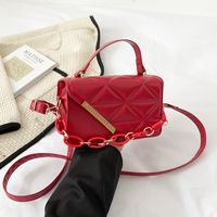 Women's Small All Seasons Pu Leather Streetwear Handbag sku image 3