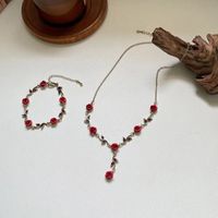 Romantic Rose Alloy Plating Women's Pendant Necklace main image 1
