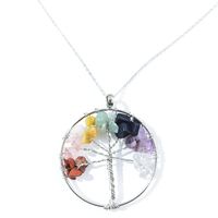 Simple Style Flower Crystal Hollow Out Pendant Necklace 1 Piece sku image 1