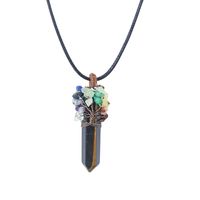 Simple Style Irregular Crystal Polishing Pendant Necklace 1 Piece sku image 1