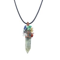 Simple Style Irregular Crystal Polishing Pendant Necklace 1 Piece sku image 3