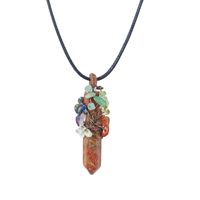 Simple Style Irregular Crystal Polishing Pendant Necklace 1 Piece sku image 7