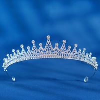 Elegant Princess Crown Rhinestone Crown 1 Piece main image 1