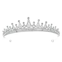 Elegant Princess Crown Rhinestone Crown 1 Piece main image 2