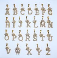 1 Piece Stainless Steel Artificial Rhinestones Letter main image 2