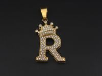 1 Piece Stainless Steel Artificial Rhinestones Letter sku image 18