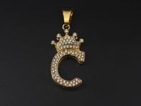 1 Piece Stainless Steel Artificial Rhinestones Letter sku image 4