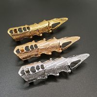 1 Piece Punk Solid Color Alloy Plating Unisex Rings main image 1