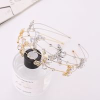 Simple Style Butterfly Zircon Plating Hair Band 1 Piece main image 3