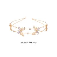 Simple Style Butterfly Zircon Plating Hair Band 1 Piece main image 2