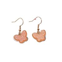 1 Pair Fashion Butterfly Metal Inlay Artificial Gemstones Women's Drop Earrings main image 5