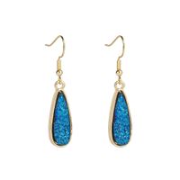 1 Pair Simple Style Water Droplets Plating Alloy Drop Earrings main image 5