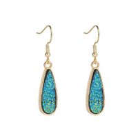 1 Pair Simple Style Water Droplets Plating Alloy Drop Earrings sku image 7