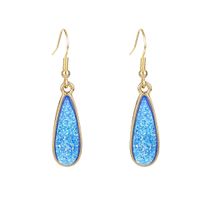 1 Pair Simple Style Water Droplets Plating Alloy Drop Earrings main image 4