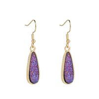 1 Pair Simple Style Water Droplets Plating Alloy Drop Earrings sku image 2