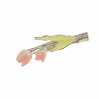 Fashion Flower Alloy Plating Hair Clip 1 Piece main image 3