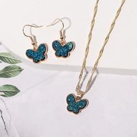 1 Set Simple Style Butterfly Alloy Plating Women's Necklace main image 1