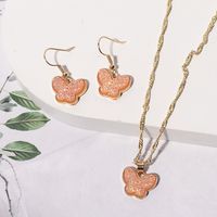 1 Set Simple Style Butterfly Alloy Plating Women's Necklace sku image 9