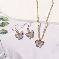 1 Set Simple Style Butterfly Alloy Plating Women's Necklace sku image 2
