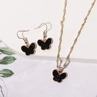 1 Set Simple Style Butterfly Alloy Plating Women's Necklace main image 5