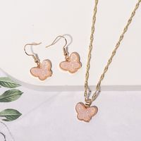 1 Set Simple Style Butterfly Alloy Plating Women's Necklace sku image 6