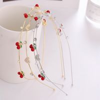 Simple Style Cherry Alloy Plating Hair Band 1 Piece main image 1