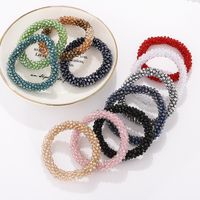 1 Piece Simple Style Circle Artificial Crystal Handmade Women's Bangle main image 1