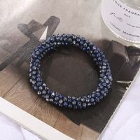 1 Piece Simple Style Circle Artificial Crystal Handmade Women's Bangle main image 2