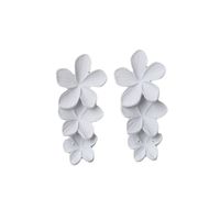 1 Pair Vacation Flower Alloy Plating Women's Drop Earrings main image 2