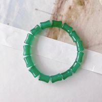 1 Piece Sweet Solid Color Glass Glass Women's Bracelets sku image 24