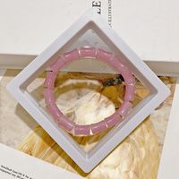 1 Piece Sweet Solid Color Glass Glass Women's Bracelets sku image 46
