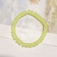 1 Piece Sweet Solid Color Glass Glass Women's Bracelets sku image 26