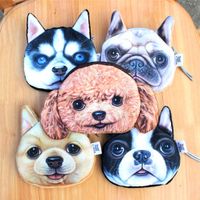 Unisex Animal Nylon Plush Zipper Coin Purses main image 1