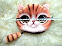 Women's Cat Plush Zipper Coin Purses main image 4