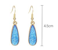 1 Pair Simple Style Water Droplets Plating Alloy Drop Earrings main image 2