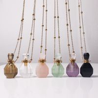 Ethnic Style Perfume Bottle Artificial Crystal Pendant Necklace 1 Piece sku image 1