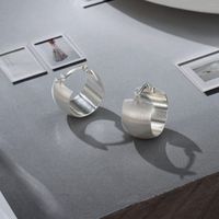 1 Pair Retro Geometric Metal Polishing Women's Earrings sku image 2