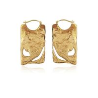 1 Pair Fashion U Shape Metal Plating Women's Earrings sku image 1