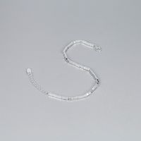 Simple Style Square Solid Color Silver Bracelets 1 Piece main image 3