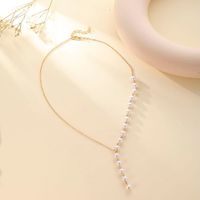 1 Piece Fashion Geometric Imitation Pearl Plating Women's Necklace main image 4
