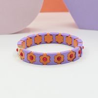 1 Piece Fashion Flower Alloy Stoving Varnish Women's Bangle sku image 23