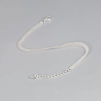 Simple Style Solid Color Silver Plating Hollow Out Bracelets 1 Piece main image 5