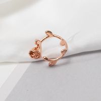 1 Piece Retro Flower Alloy Plating Gold Plated Women's Rings main image 1