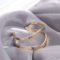 1 Piece Fashion Solid Color Metal Hollow Out Women's Bangle main image 1