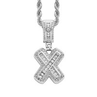 Style Simple Lettre Le Cuivre Incruster Zircon Pendentif 1 Pièce sku image 46