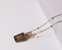 Simple Style Perfume Bottle Crystal Metal Pendant Necklace 1 Piece sku image 5