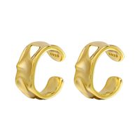 1 Piece Simple Style C Shape Plating Sterling Silver Ear Clips main image 4