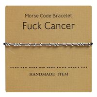 Simple Style Letter Copper Knitting Bracelets 1 Piece sku image 7