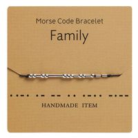 Simple Style Letter Copper Knitting Bracelets 1 Piece sku image 9