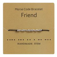 Simple Style Letter Copper Knitting Bracelets 1 Piece sku image 12